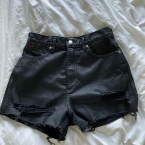 Wrangler Black Denim Shorts